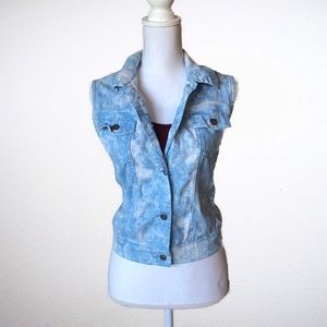 Vintage Guess Denim Vest Jacket - Large